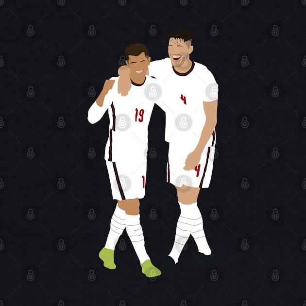 Mason Mount Declan Rice England Midfield Duo by Jackshun